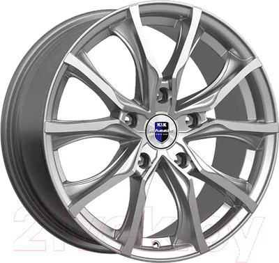 Литой диск K&K Твист (КС697) 17x7.5" 5x114.3мм DIA 67.1мм ET 35мм Дарк платинум