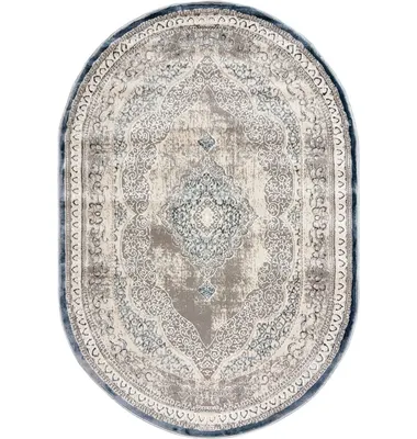 Коврик Behram Serena 0C676RE-A.BLUE-A.BLUE-OVAL (0.8x1.5)