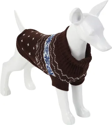 Свитер для животных Пижон Озорник / 11034685 (XL, коричневый)