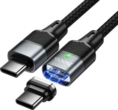 Зарядный кабель Hoco U159 Type-C-Type-C (1.2м, черный)