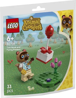 Конструктор Lego Animal Crossing. Том Нук и Летающий Подарок 75972