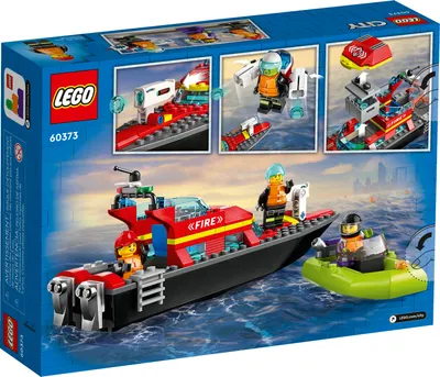 Конструктор Lego City. Пожарно-спасательный катер / 75921