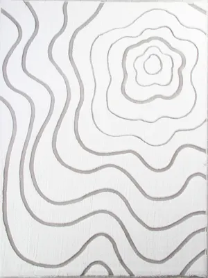 Ковер PIXEL Rabbit Carving PX4004-STAN-CREAM-GREY (2x2.9)