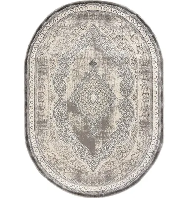 Ковер Behram Serena 0C676RE-GREY-GREY-OVAL (2x3)