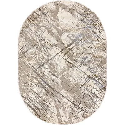 Ковер Behram Vegas T3746RE-CREAM-CREAM-OVAL (1.6x2.3)