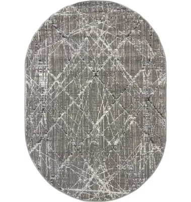 Ковер Behram Serena T2428RE-GREY-GREY-OVAL (2x3)
