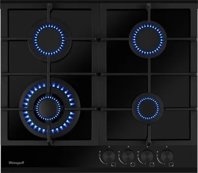 Газовая варочная панель Weissgauff HGG 641 BGh Black Edition