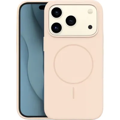 Чехол-накладка Bingo Silicone Magnetic для Apple iPhone 17 Pro Max/18 Pro Max (пудровый)