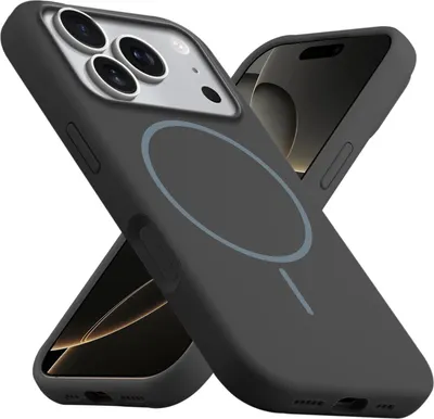 Чехол-накладка Bingo Silicone Magnetic для Apple iPhone 17 Pro/18 Pro (черный)