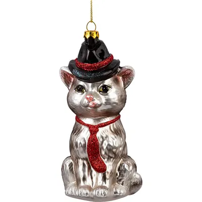 Елочная игрушка Erich Krause Decor. Кот детектив / 66088