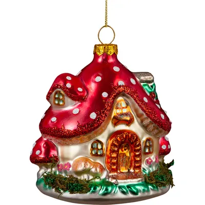 Елочная игрушка Erich Krause Decor. Домик-мухомор / 66078
