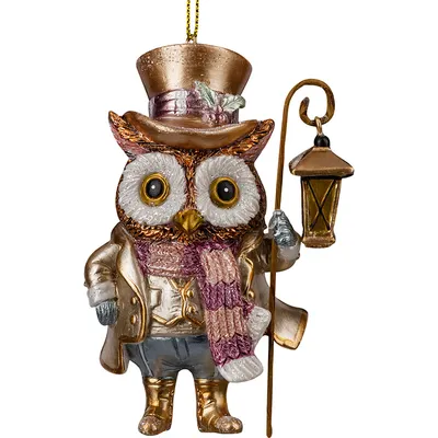 Елочная игрушка Erich Krause Decor. Филин с фонарем / 64485