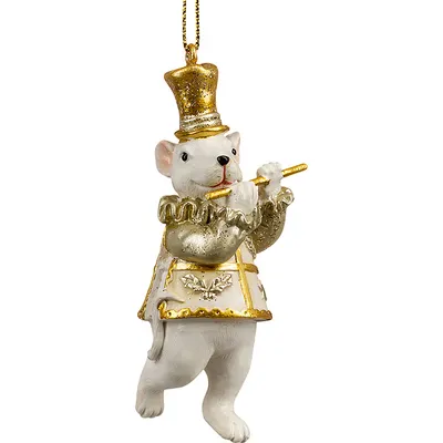Елочная игрушка Erich Krause Decor. Мышонок с флейтой / 66201