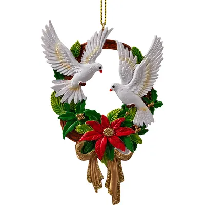 Елочная игрушка Erich Krause Decor. Голубки рождественские / 66063