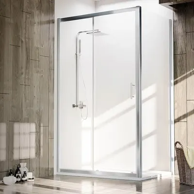 Душевой уголок Veconi RV-072 100x70x190 / RV072-10070-01-C4 (стекло прозрачное/хром)