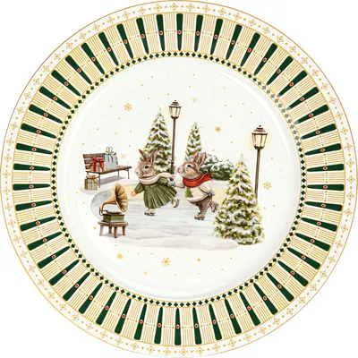 Тарелка столовая обеденная Fissman Miracle 13302