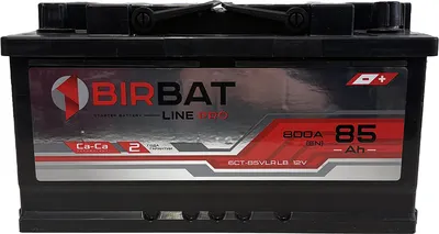 Автомобильный аккумулятор BIRBAT Pro 800А о.п. R+ / 6ст- 85VLR LB (85 А/ч)