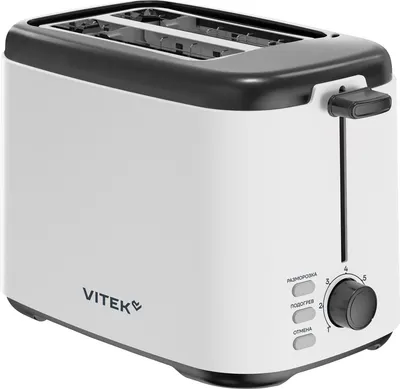 Тостер Vitek VT-T1001 (белый/черный)