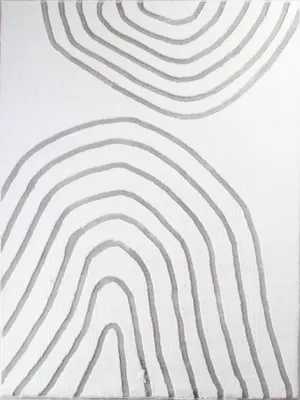 Коврик PIXEL Rabbit Carving PX4002-STAN-CREAM-GREY (1.2x1.8)
