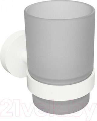 Стакан для зубной щетки и пасты Bemeta 104110014 (белый)