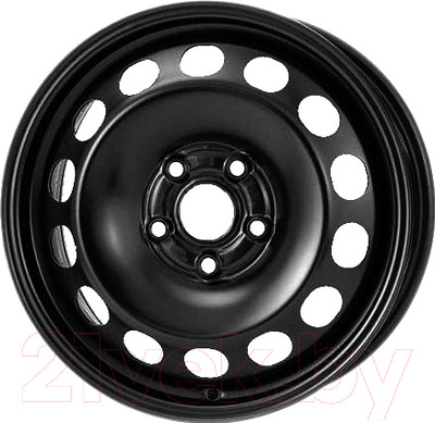 Штампованный диск Trebl 8135T 15x6" 4x100мм DIA 56.1мм ET 45мм Black