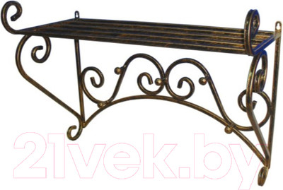 Вешалка для одежды Dudo ВННС-001 (черный/золотая патина)