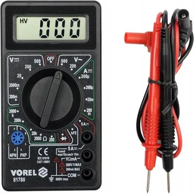 Мультиметр цифровой Vorel 81780