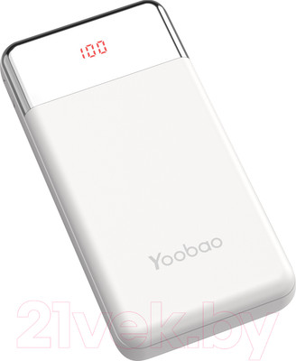 Портативное зарядное устройство Yoobao Power Bank PD 30W (белый)