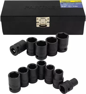 Набор головок слесарных Partner PA-4121MPB (15211)