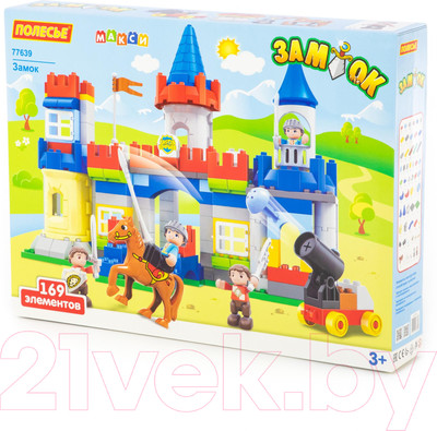 Конструктор Полесье Замок Макси / 77639 (169эл)