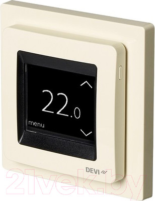 Терморегулятор для теплого пола Devi DEVIreg Touch (бежевый)