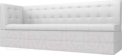 Скамья кухонная мягкая Лига Диванов Бриз 209 / 100387 левый (экокожа, белый)