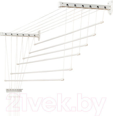 Сушилка для белья Comfort Alumin Group Лифт универсальное крепление 6x220см (сталь/белый)