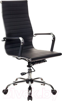 Кресло офисное Бюрократ CH-883 (экокожа черный)