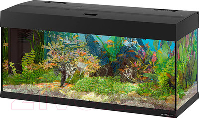 Аквариум Ferplast Dubai 100 Led / 65036117 (черный)
