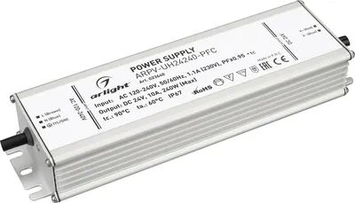 Адаптер для светодиодной ленты Arlight ARPV-UH24240-PFC 24V 10.0A 240W / 023640