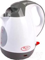 Электрочайник Polly Люкс EK-10 (белый/серый)