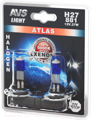 Комплект автомобильных ламп AVS Atlas A78567S (2шт)