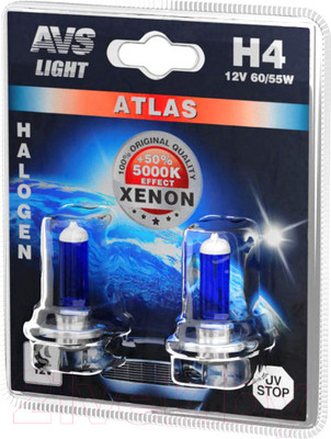 Комплект автомобильных ламп AVS Atlas A78569S (2шт)
