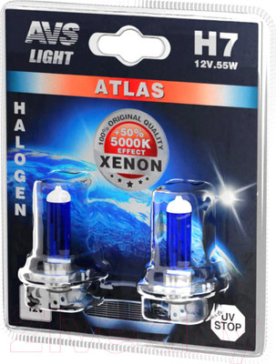 Комплект автомобильных ламп AVS Atlas A78570S (2шт)