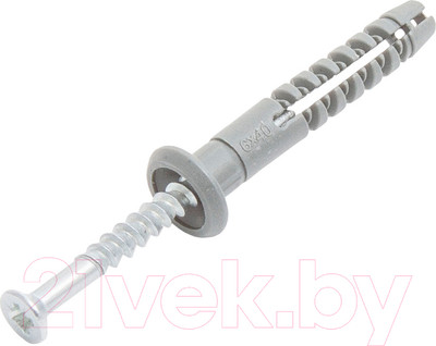 Дюбель-гвоздь ЕКТ Цилиндр 8x140 / VZ011564 (50шт, полипропилен)