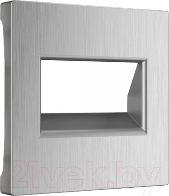 Лицевая панель Werkel WL09-RJ45+RJ45-CP / a041307 (серебряный рифленый)