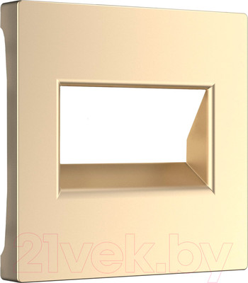 Лицевая панель Werkel WL11-RJ45+RJ45-CP / a040911 (шампань)