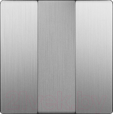 Клавиша для выключателя Werkel WL09-SW-3G-CP / a037012 (cеребряный рифленый)