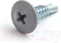 Саморез ЕКТ С прессшайбой 4.2x16 сверло / CV011805M (500шт, RAL7004)