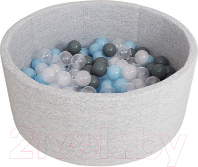 Сухой бассейн Romana Airpool ДМФ-МК-02.53.01 (150 шариков, серый)