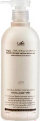 Шампунь для волос La'dor Triplex Natural Shampoo (530мл)