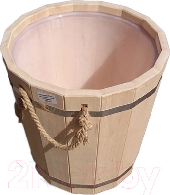 Запарник СаунаОпт С пластмассовой вставкой / ЗДП-20 (20л)