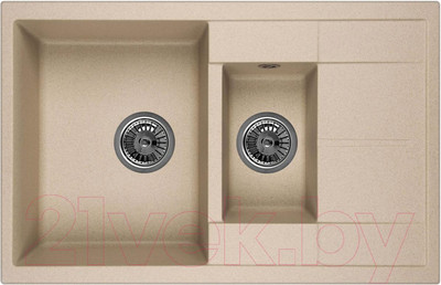 Мойка кухонная GRANULA GR-7802 (песочный)