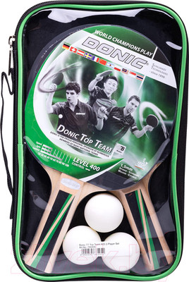 Набор для настольного тенниса Donic Schildkrot Top Team 400 (белый)